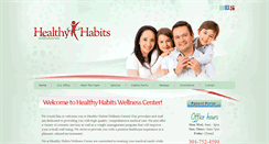 Desktop Screenshot of healthyhabitswellness.com